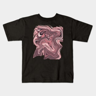 Marble abstract art Kids T-Shirt